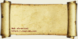 Tanja Adamović vizit kartica